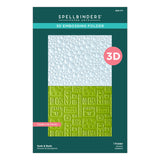 ***Pre-Order*** Spellbinders - Shiny New Day - Suds & Buds 3D Embossing Folder