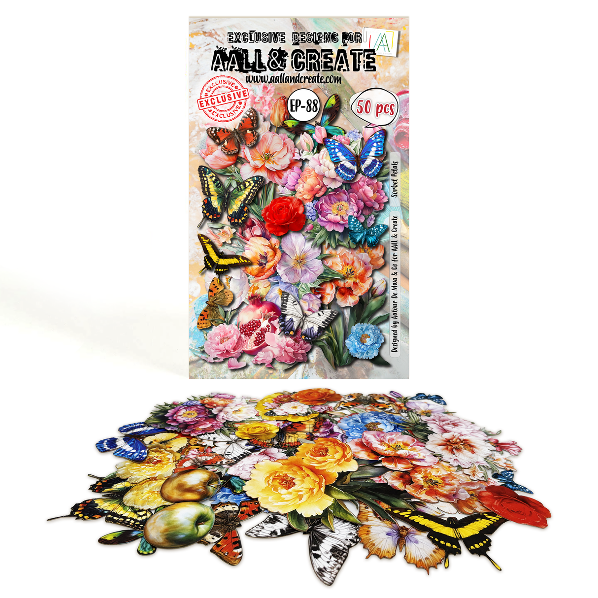 AALL & Create - Ephemera Die Cuts - Sorbet Petals- #88