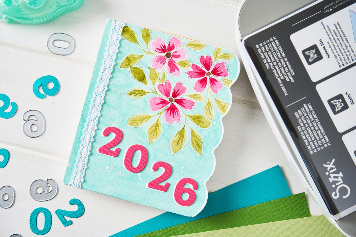 Sizzix - Thinlits 10PK Die Set - Nora Numbers by Eileen Hull