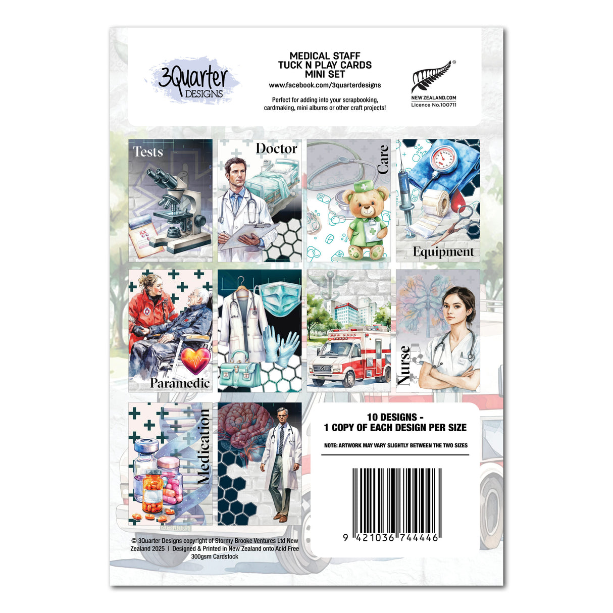 3 Quarter Designs - Medical Staff - Mini Collection + Mini Tuck n Plays