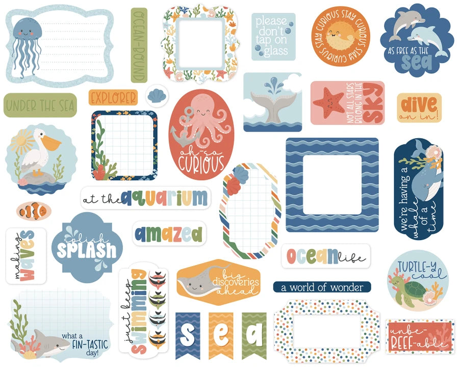 ***Pre-Order*** Echo Park - Flippers Fins And Friends - Ephemera
