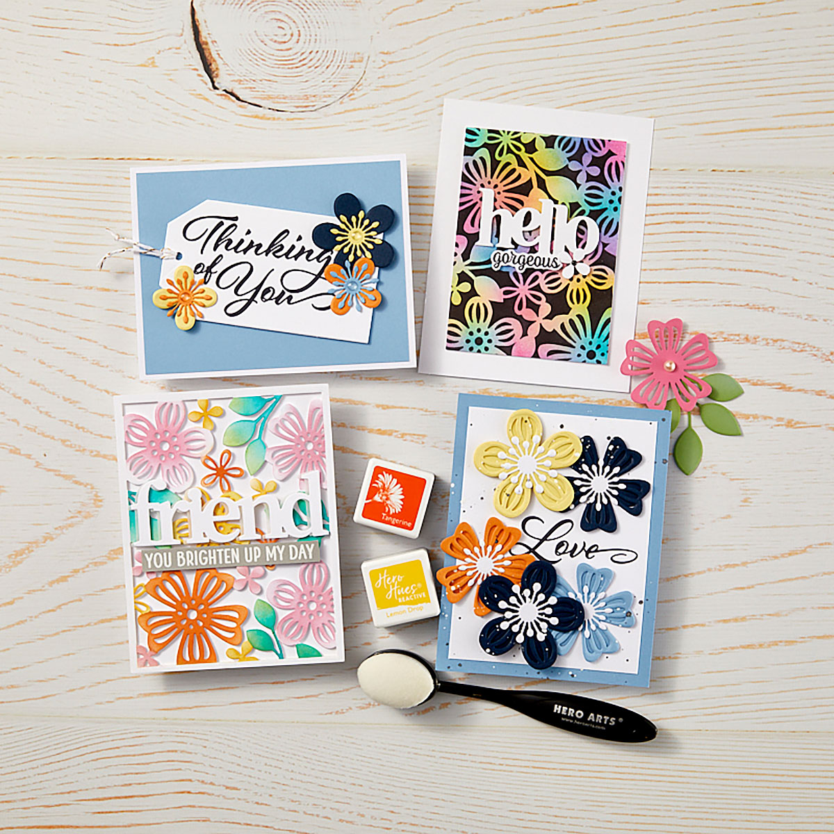 Hero Arts - Floral Pattern Cover Plate Die