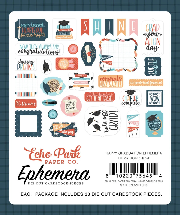 ***Pre-Order*** Echo Park - Happy Graduation - Ephemera