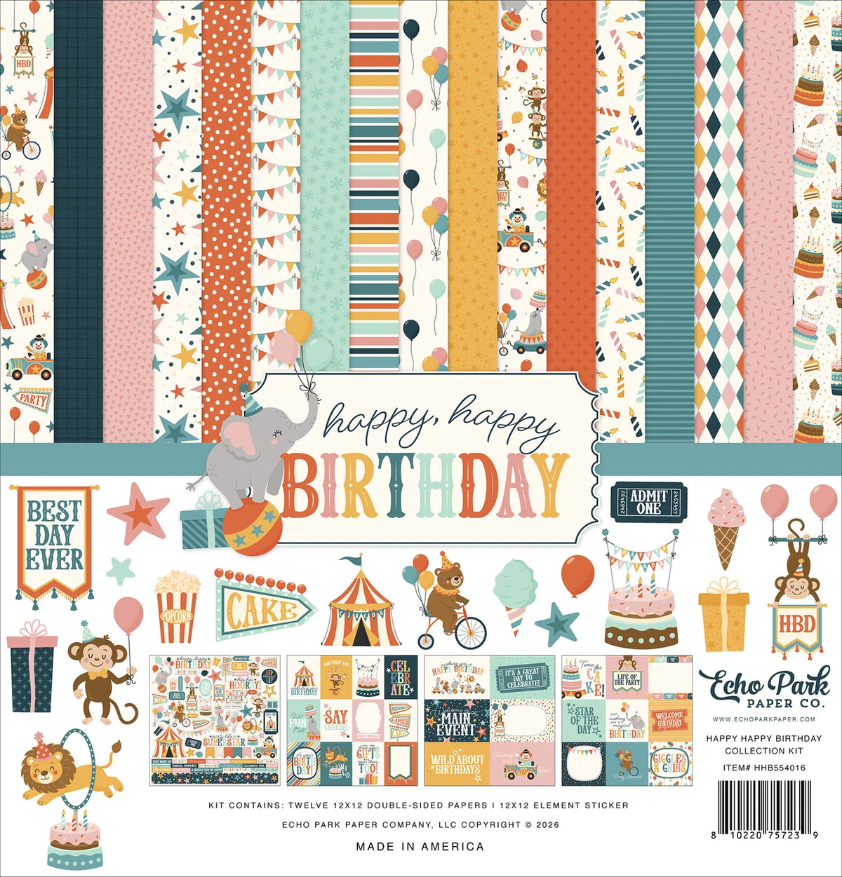 ***Pre-Order*** Echo Park - Happy Happy Birthday - Collection Kit