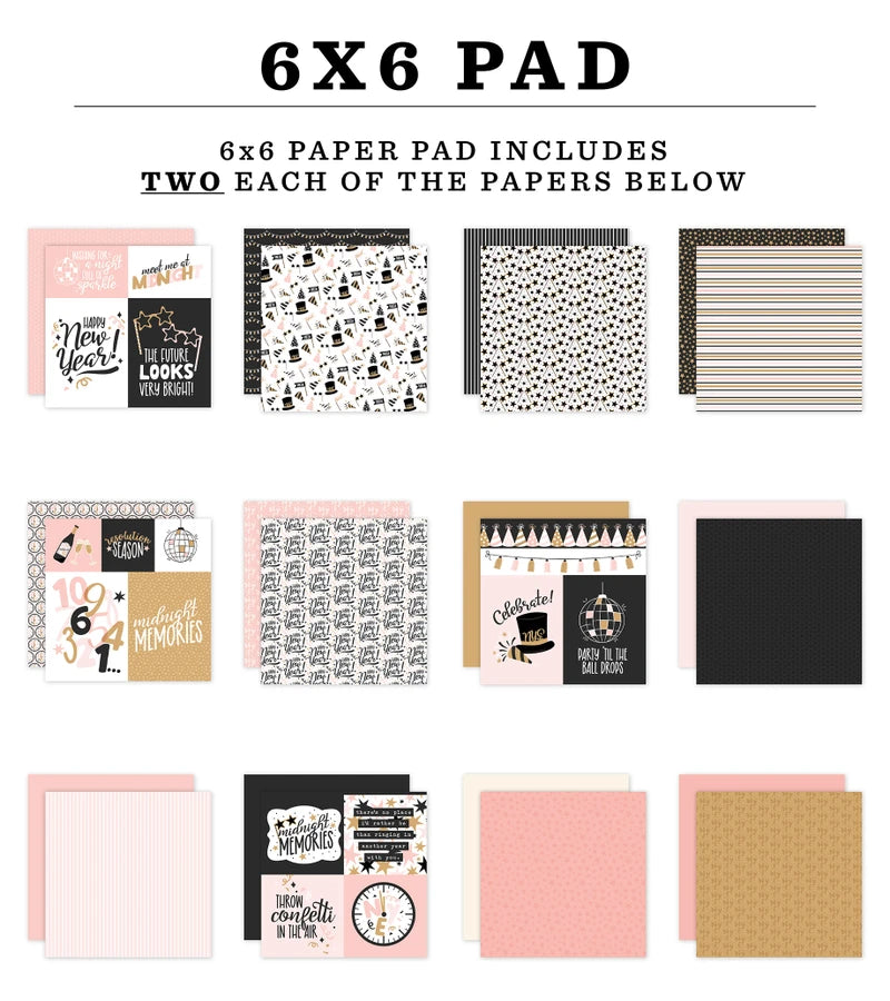 ***Pre-Order*** Echo Park - Happy New Year - 6x6 Paper Pad
