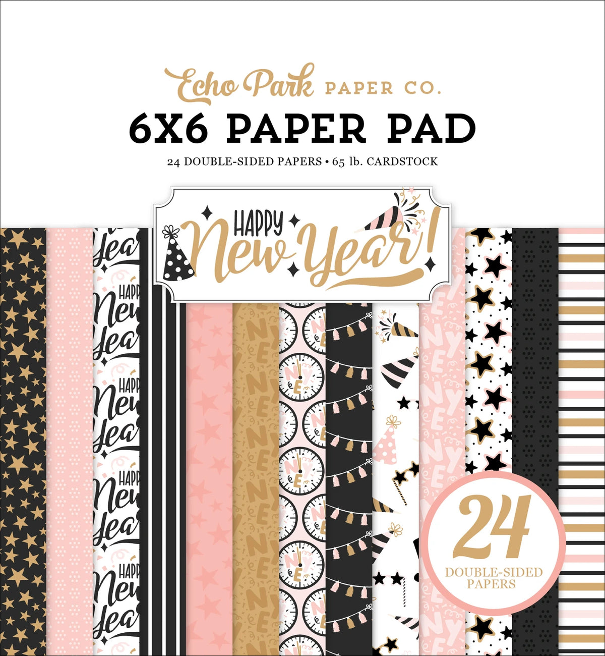 ***Pre-Order*** Echo Park - Happy New Year - 6x6 Paper Pad