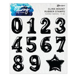 ***Pre-Order*** Spellbinders - Stamps & Dies by Simon Hurley - Ranger Number Balloons Cling Rubber Stamp Set