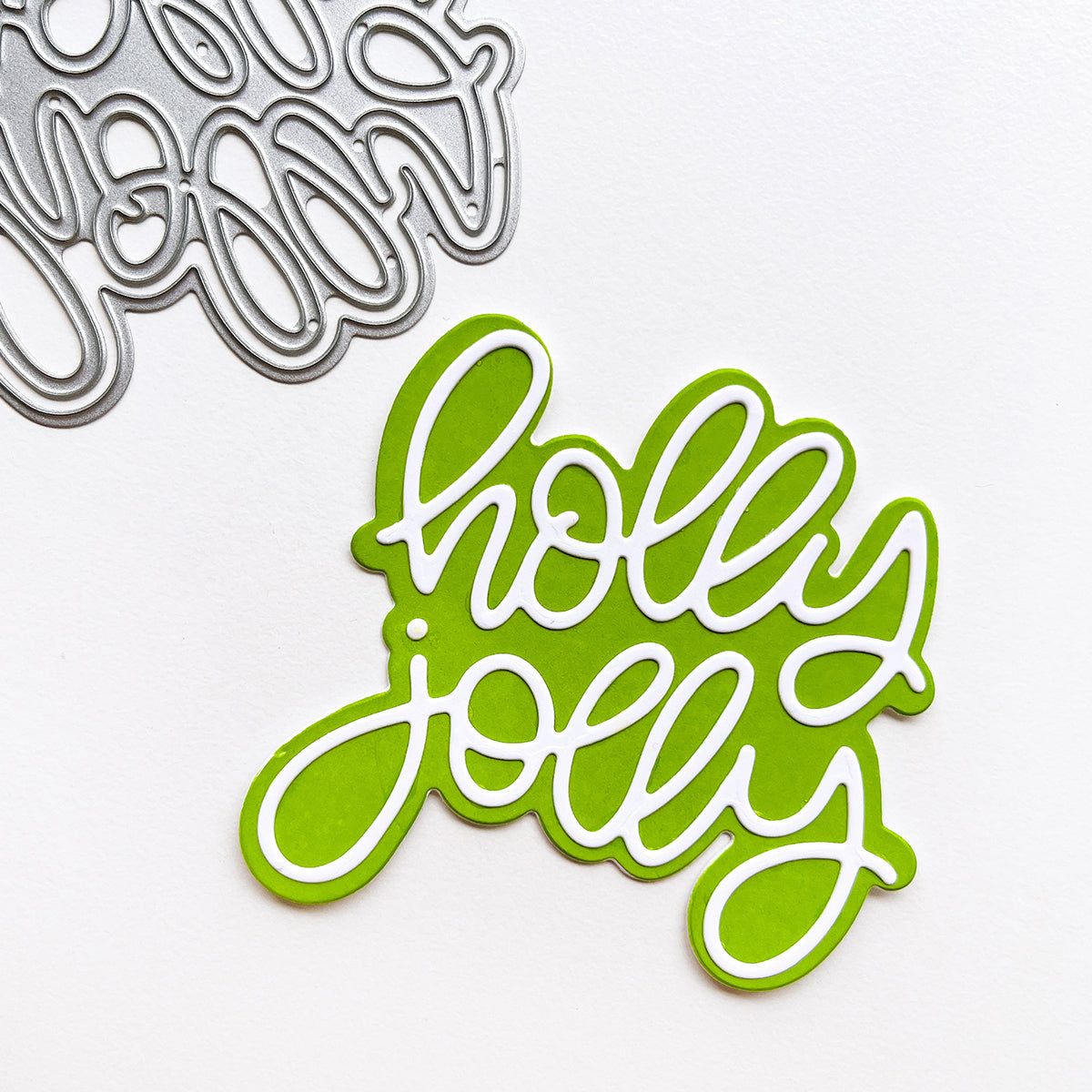 Catherine Pooler - Holly Jolly Layered Word Die