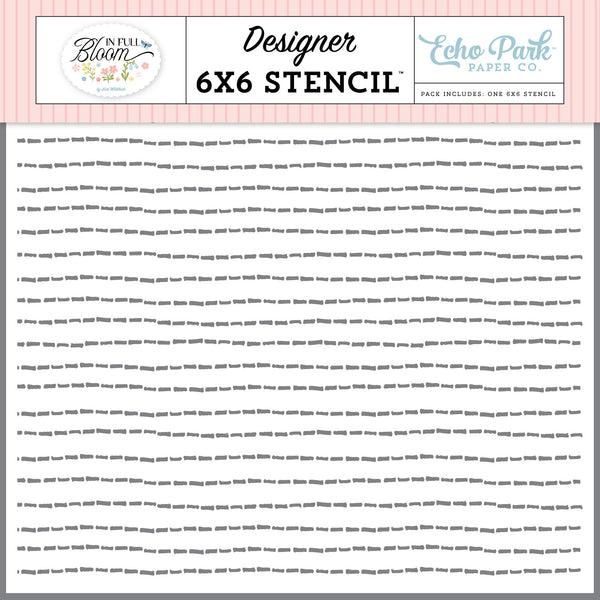 ***Pre-Order*** Echo Park - In Full Bloom - Stencil - Happy Spring Trails