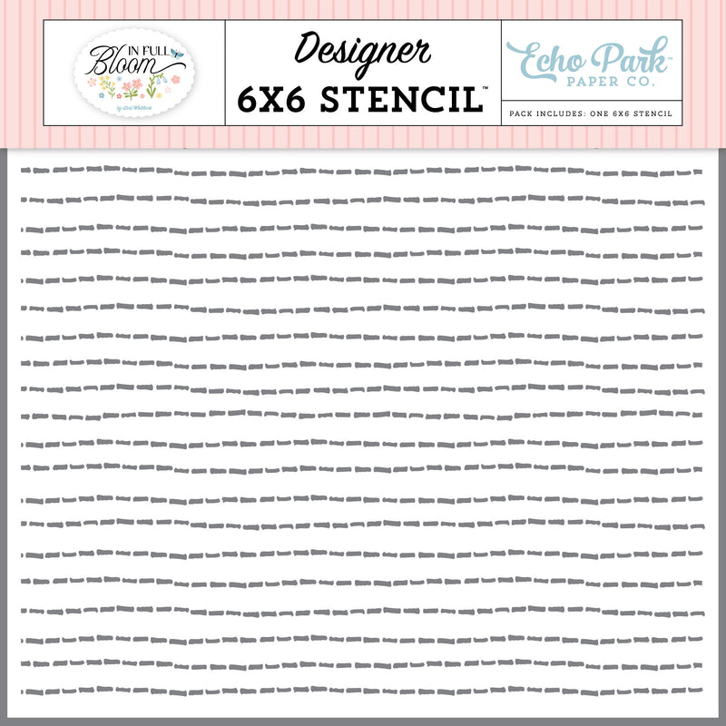 ***Pre-Order*** Echo Park - In Full Bloom - Stencil - Happy Spring Trails