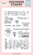 ***Pre-Order*** Echo Park - In Full Bloom - Stamp - Flowers And Daisies