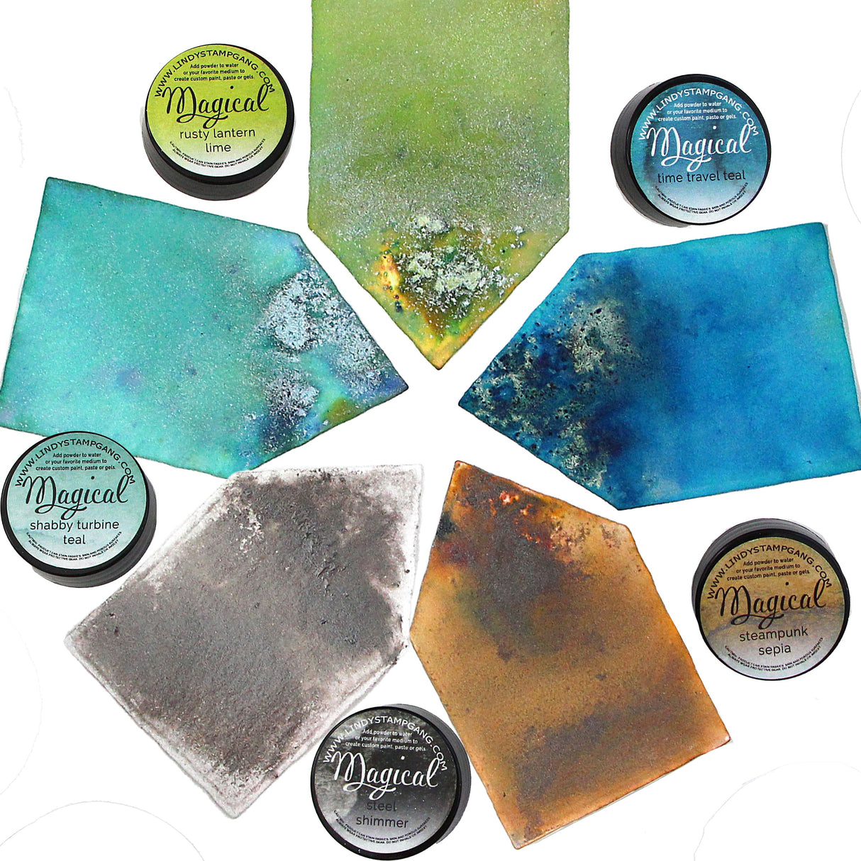 Lindy's Stamp Gang - Magicals - Shaker Set - Industrial Chic