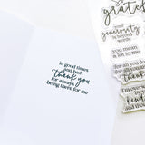 Catherine Pooler - Inside Out Gratitude Sentiments Stamp Set