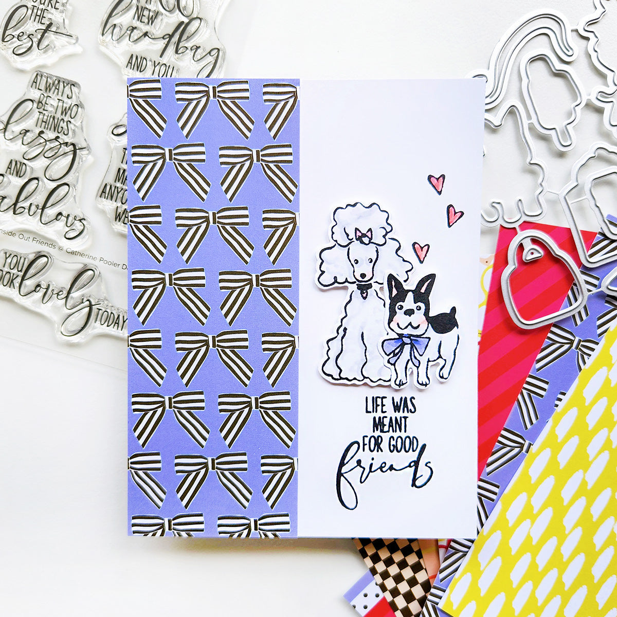 Catherine Pooler - Inside Out Friends Sentiments Stamp Set