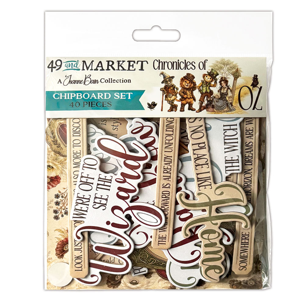 ***Pre-Order*** 49 and Market - Chronicles of Oz - Chipboard Set