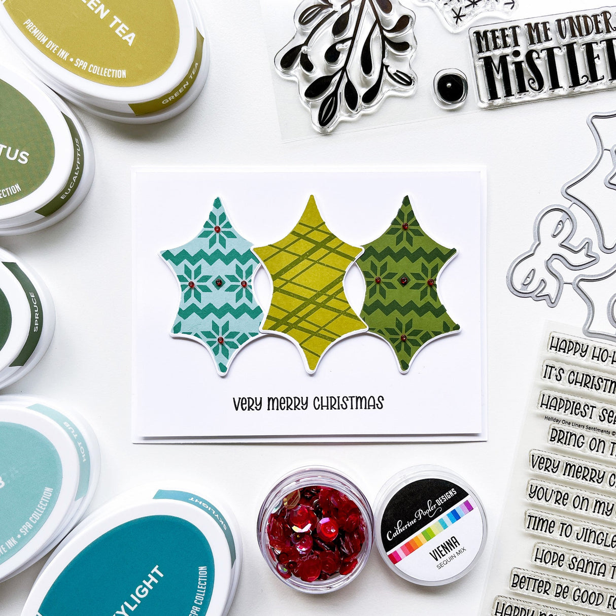 Catherine Pooler - Holiday One Liner Sentiments Stamp Set