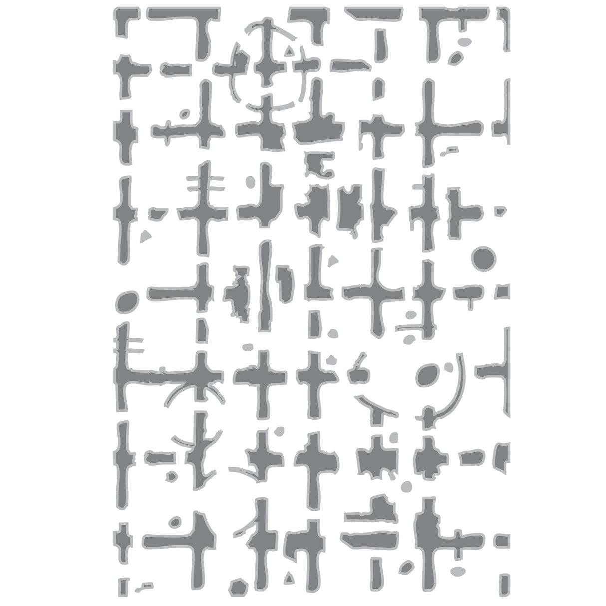 Sizzix - Multi-Level Embossing Folder Grid Graph by Seth Apter