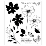 Sizzix - Sizzix Studio Clear Stamp Set 11PK Wild Blooms by Willow Wolfe