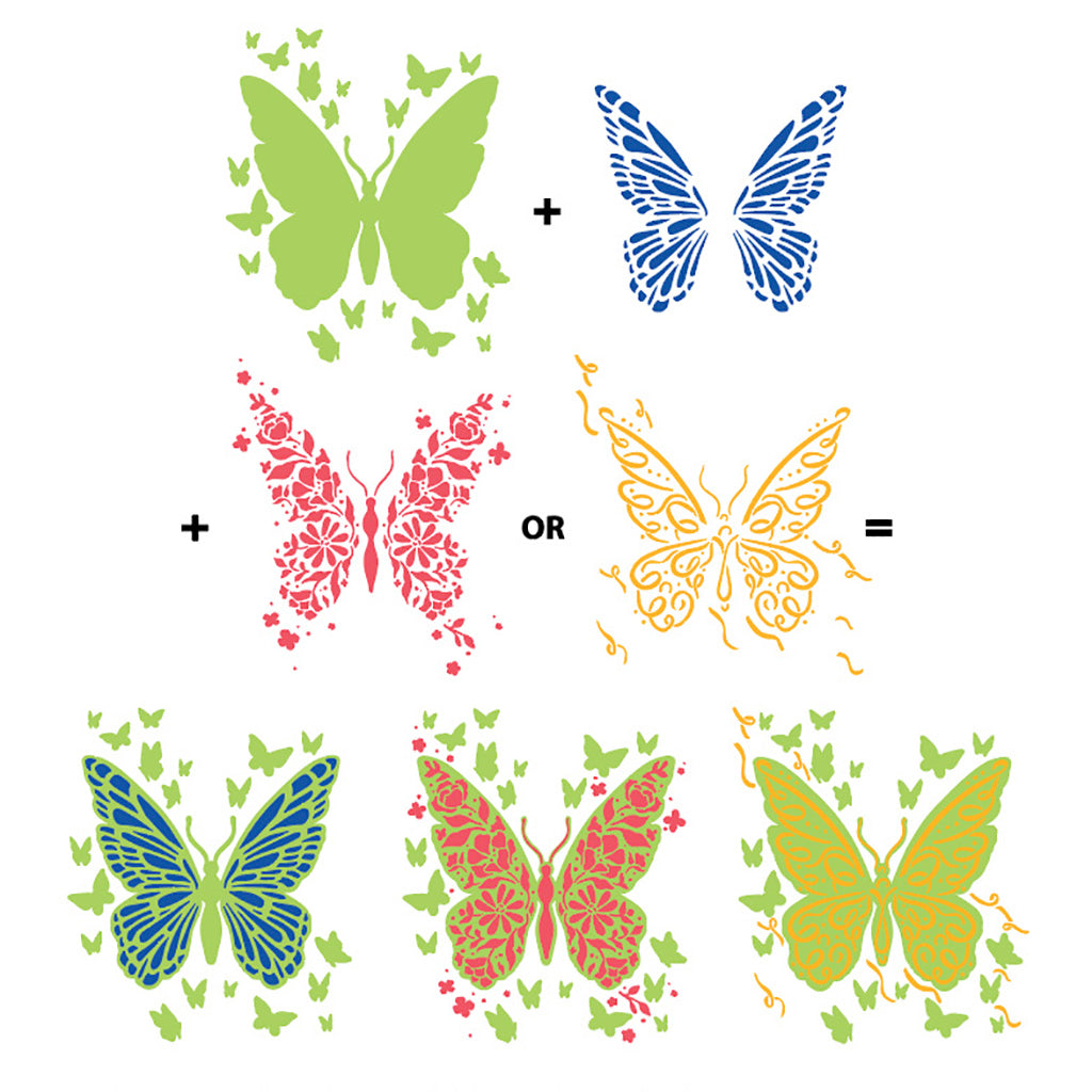 Hero Arts - Butterflies Layering Stencils