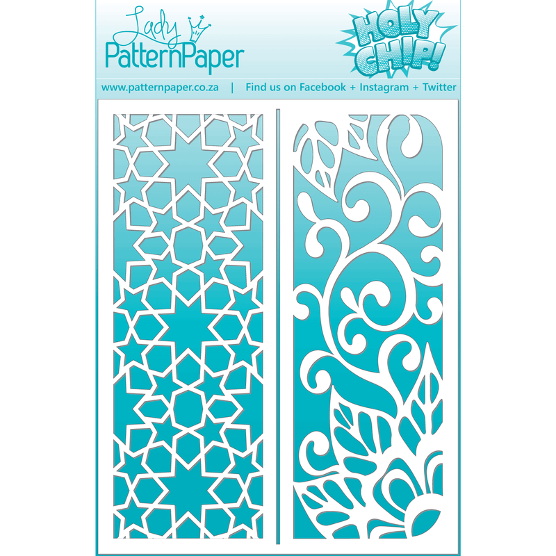 Lady Pattern Paper - Chipboard - Sister Tribe - Trellis