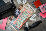 Sizzix - Thinlits Die Set 43PK Alphanumeric Bulletin by Tim Holtz