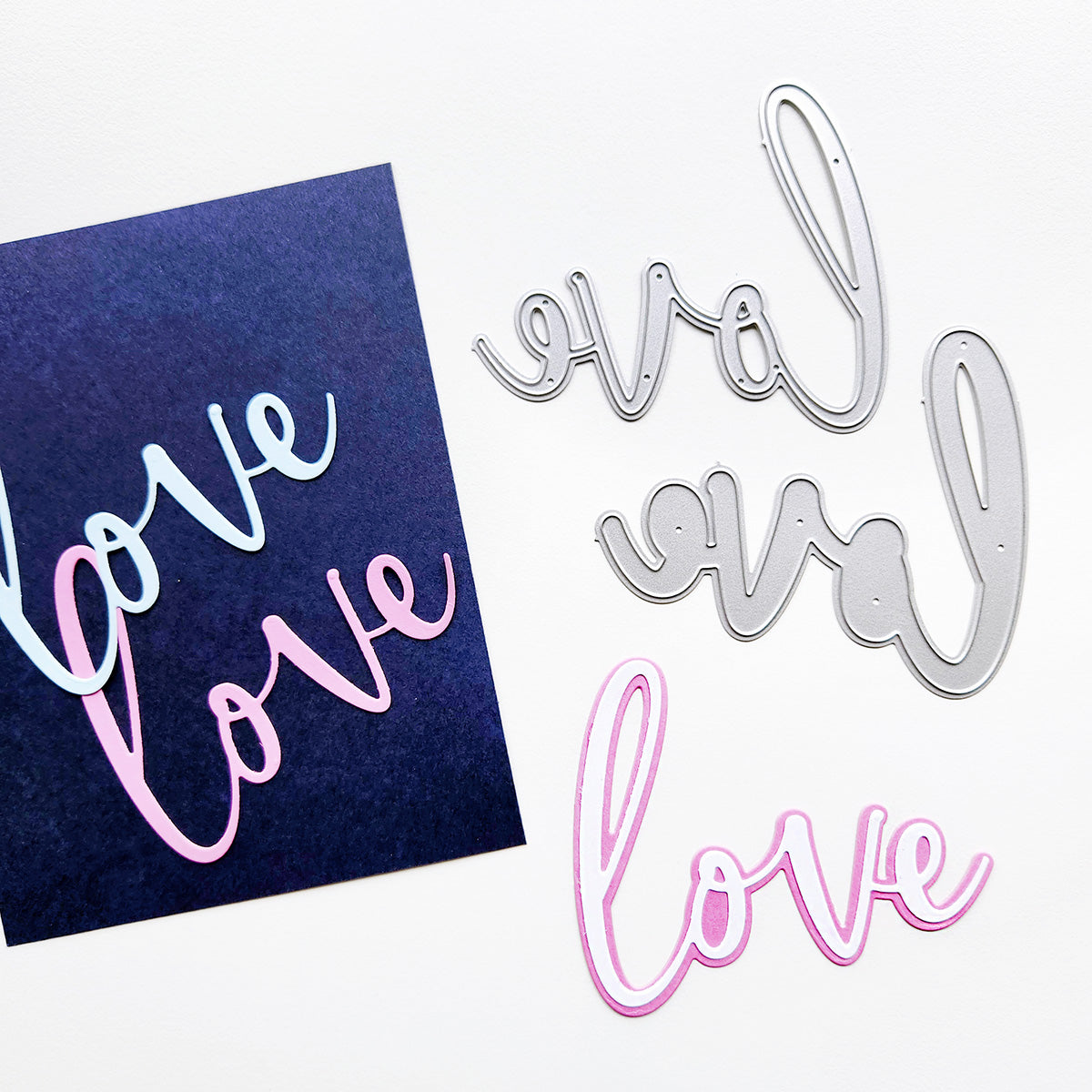 Catherine Pooler - Layered Love Word Die