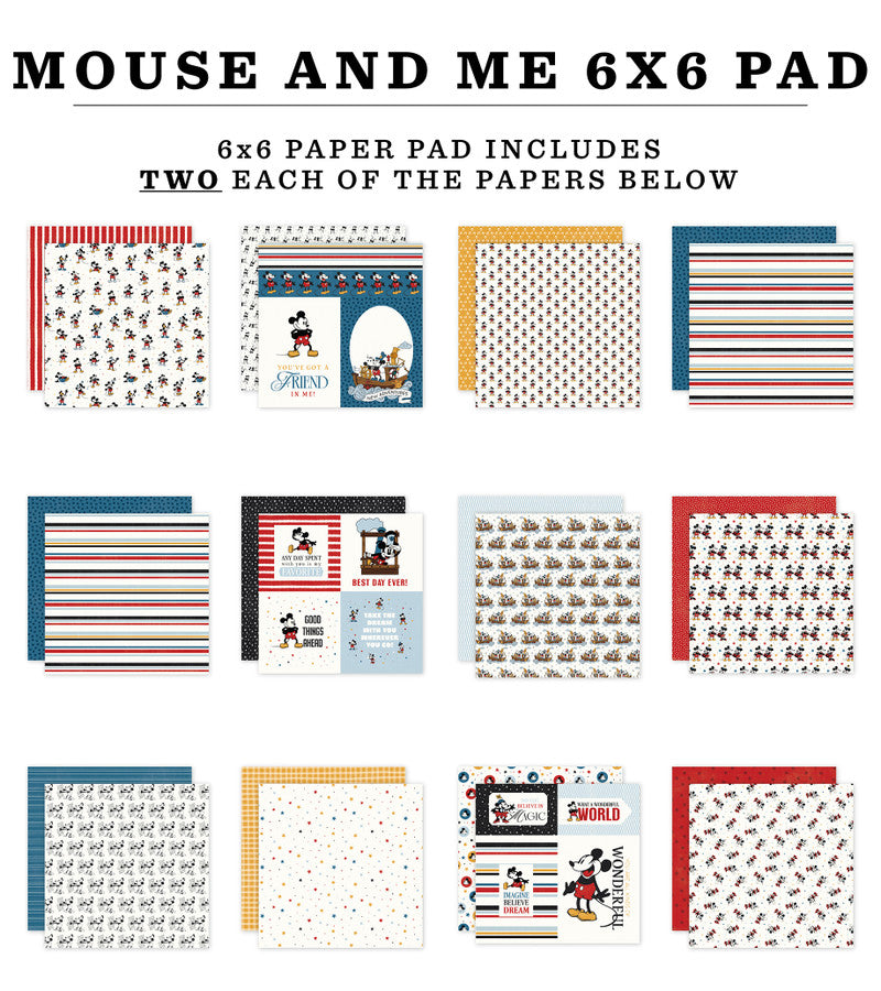 Echo Park - Mouse And Me - 6x6 Paper Pad