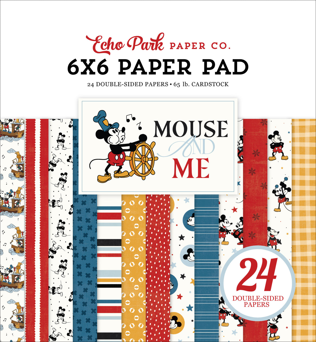 Echo Park - Mouse And Me - 6x6 Paper Pad