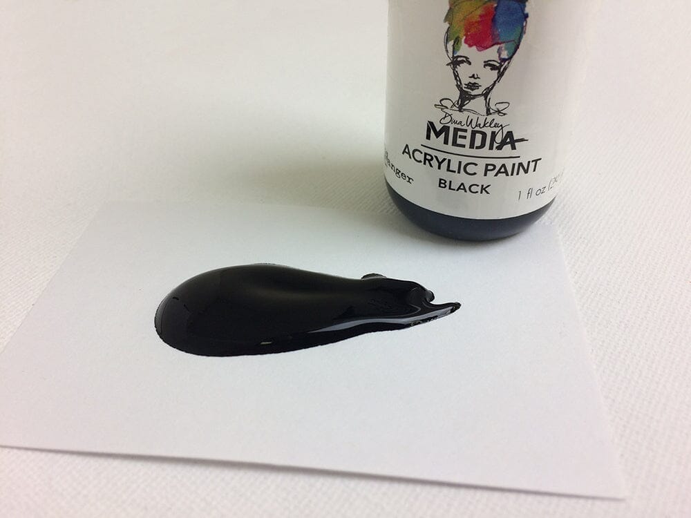 Dina Wakley - Acrylic Paint - Black