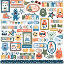 ***Pre-Order*** Echo Park - My Favorite Monster - Element Sticker