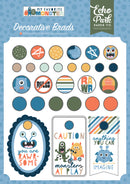 ***Pre-Order*** Echo Park - My Favorite Monster - Decorative Brads