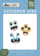 ***Pre-Order*** Echo Park - My Favorite Monster - Medium Die Set - Scary Monster Face