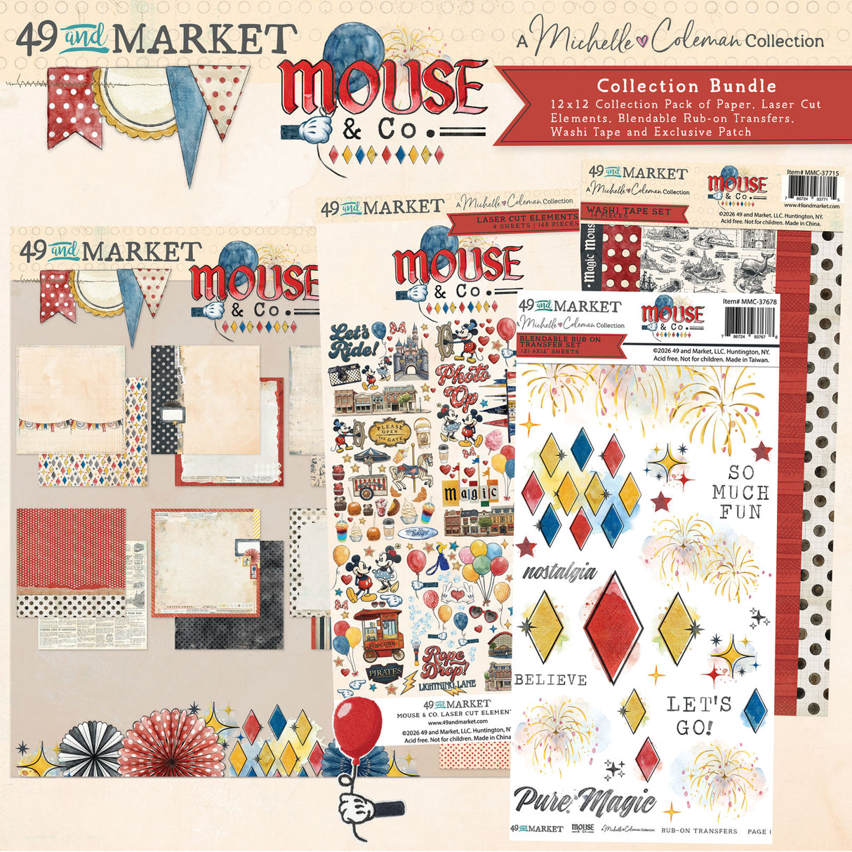 ***Pre-Order*** 49 And Market - Mouse & Co. - Collection Bundle With Patch