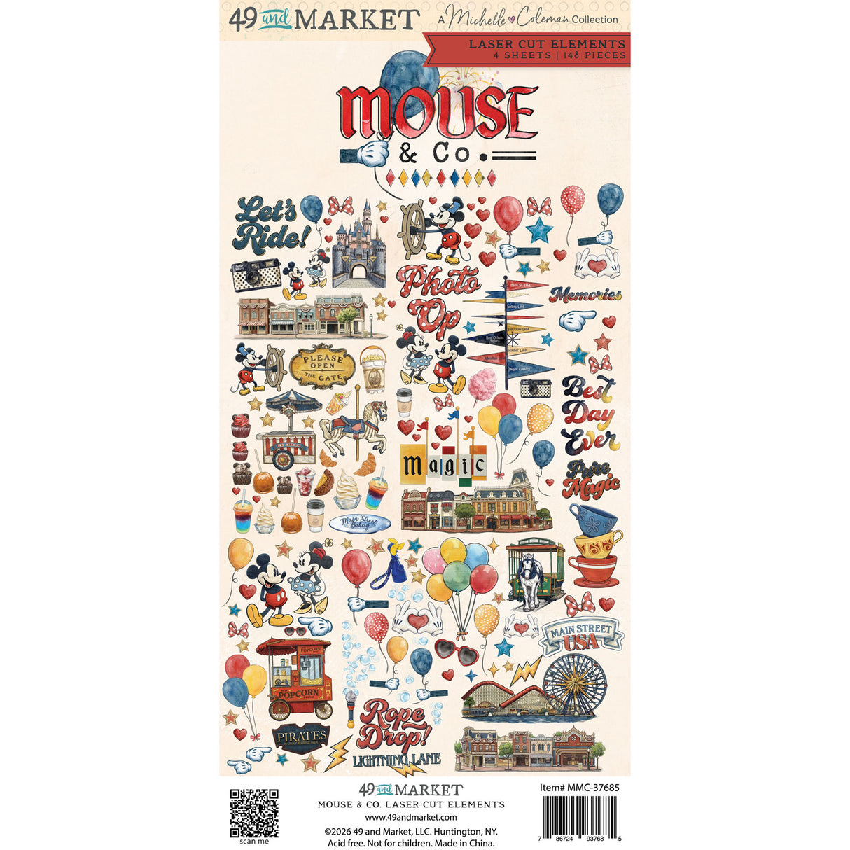 ***Pre-Order*** 49 And Market - Mouse & Co. - Laser Cut - Elements