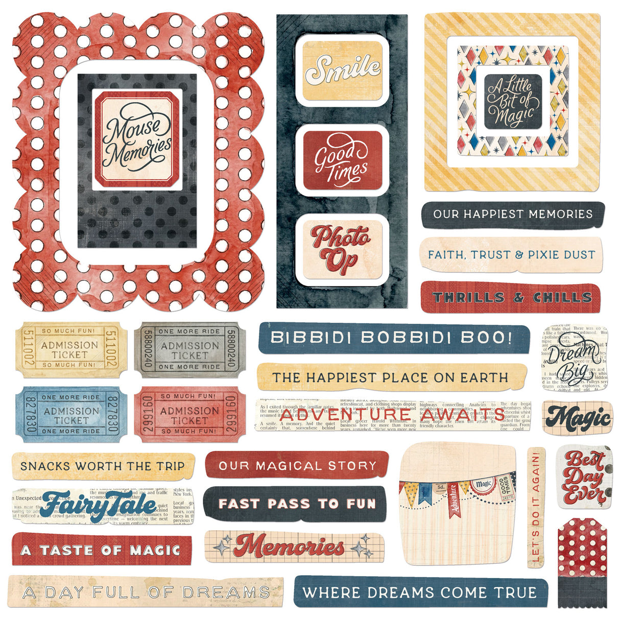 ***Pre-Order*** 49 And Market - Mouse & Co. - Chipboard Set