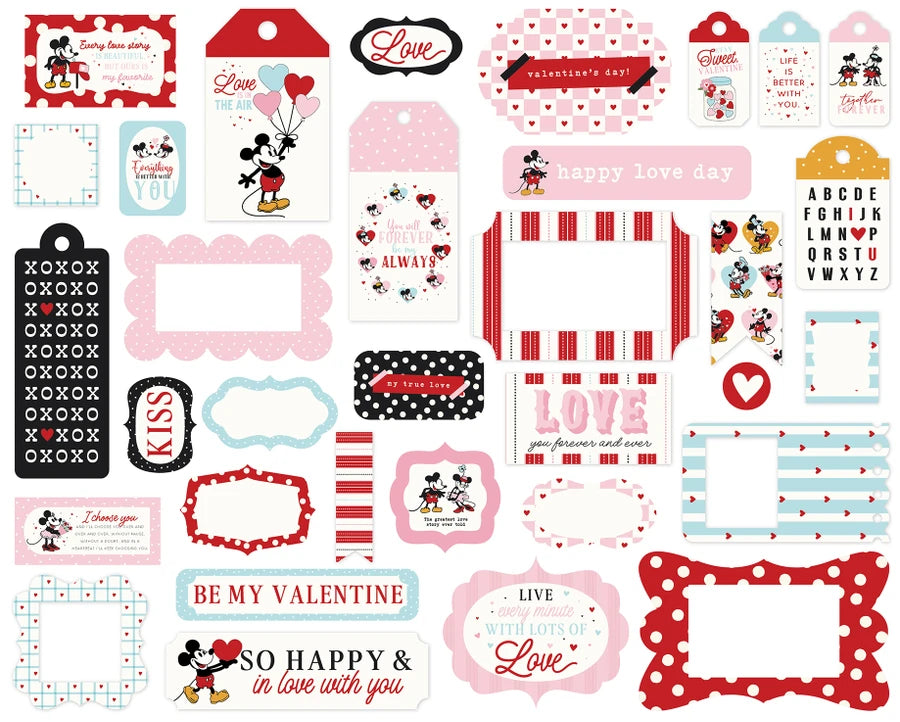***Pre-Order*** Echo Park - Mouse And Me Valentine - Frames & Tags