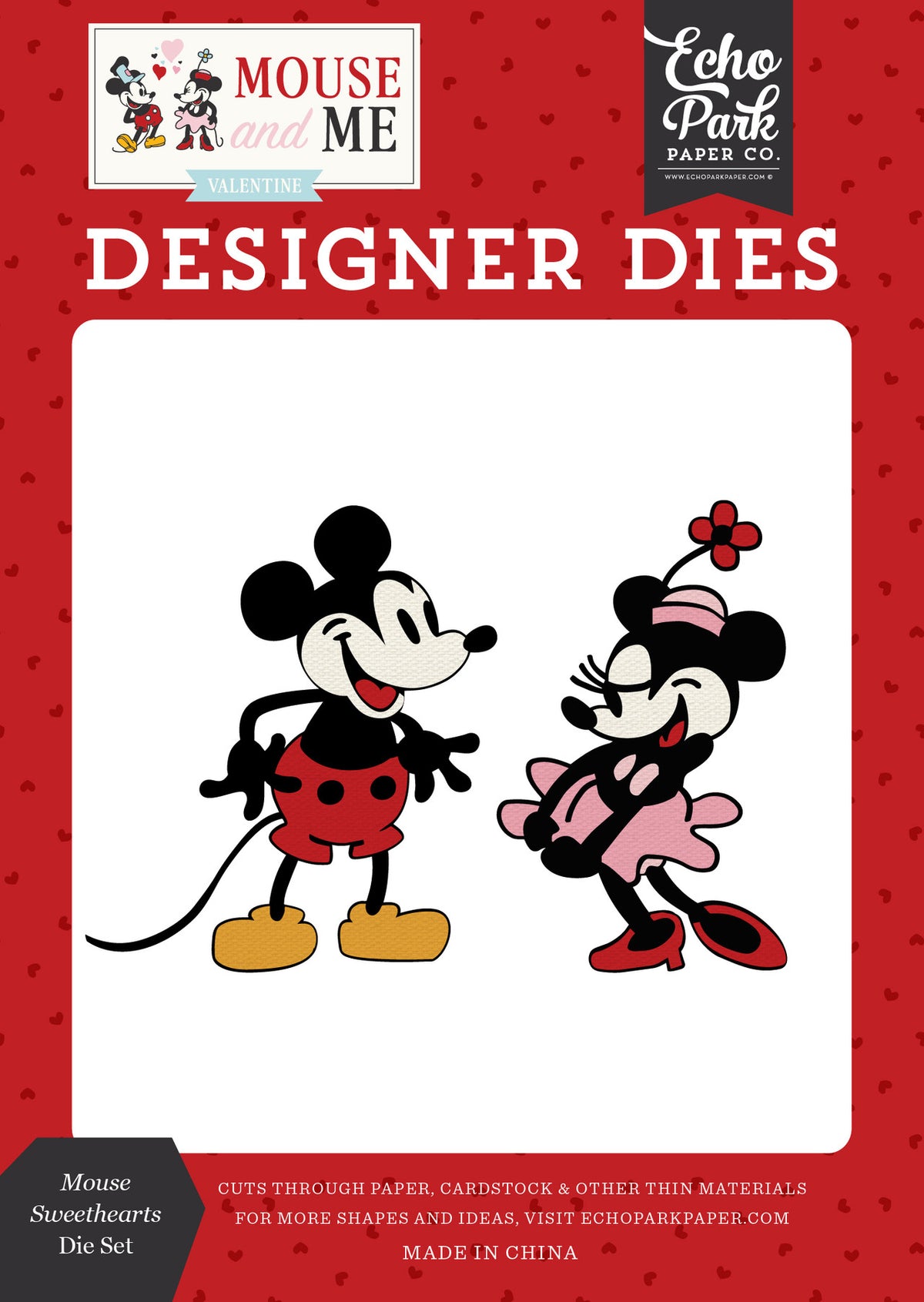 ***Pre-Order*** Echo Park - Mouse And Me Valentine - Mouse Sweethearts Die Set