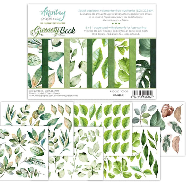 Mintay - Booklets 6″x8″ - Greenery