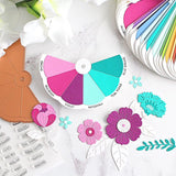 Spellbinders - Color Swatch Wheel Etched Dies