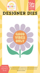 ***Pre-Order*** Echo Park - Our Groovy Summer - Small Die Set - Good Vibes Only Flowers