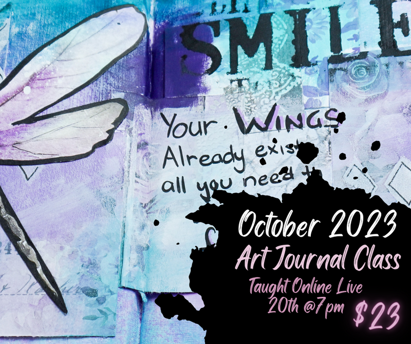 October 2023 Art Journal Class