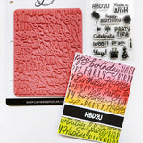 Catherine Pooler - Block & Script Birthday Background Stamp