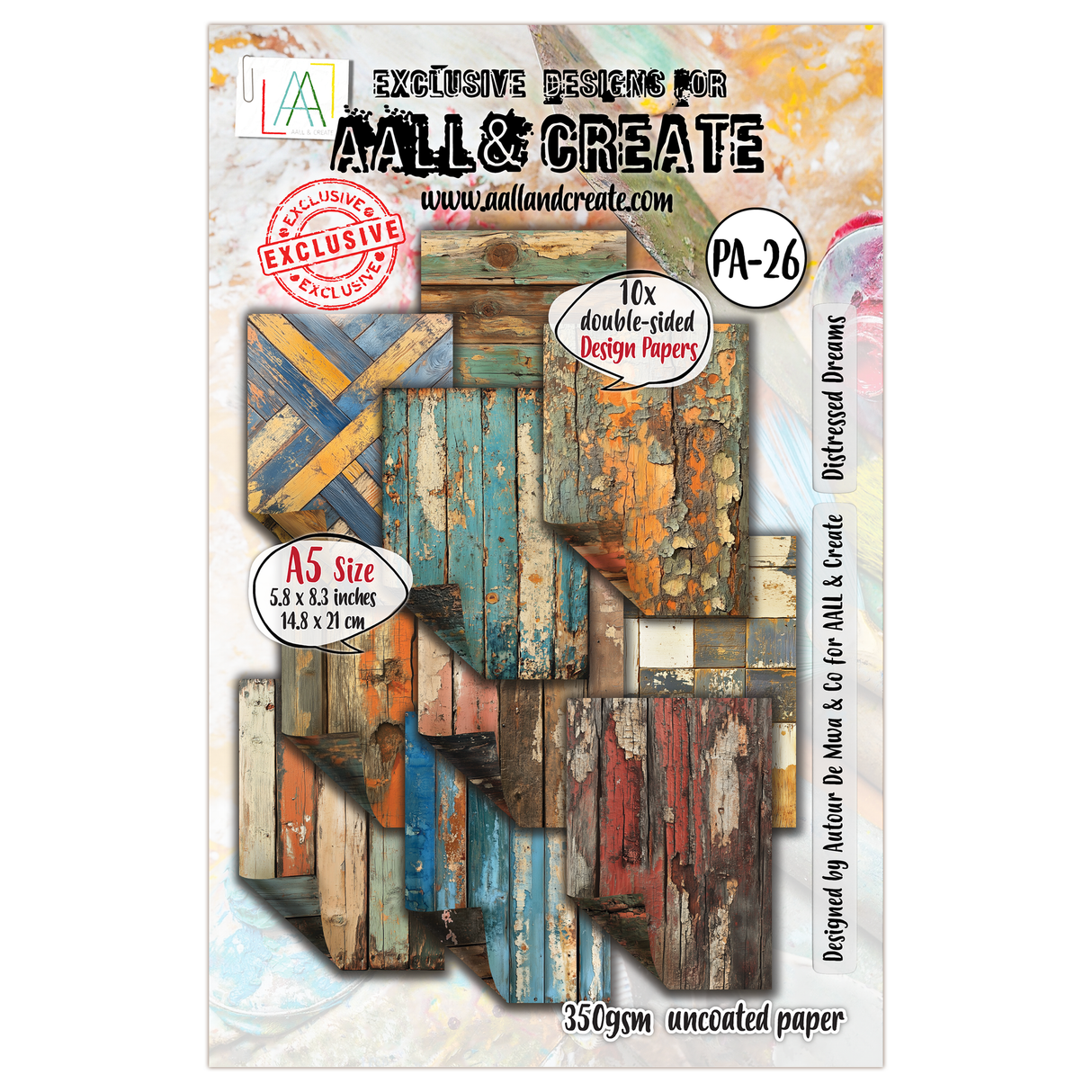 AALL & Create - A5 Design Paper - Distressed Dreams - #26