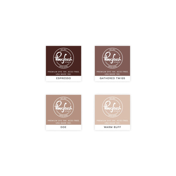 Pinkfresh Studio - Premium Dye Ink Cube Pack - Wild Truffles
