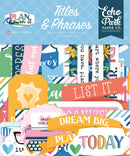***Pre-Order*** Echo Park - Plan On It - Ephemera - Titles & Phrases