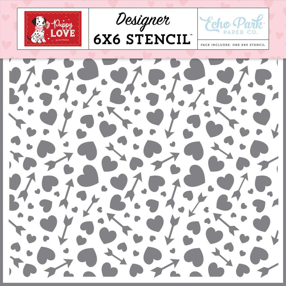 ***Pre-Order*** Echo Park - Puppy Love - Shot Through The Heart Stencil