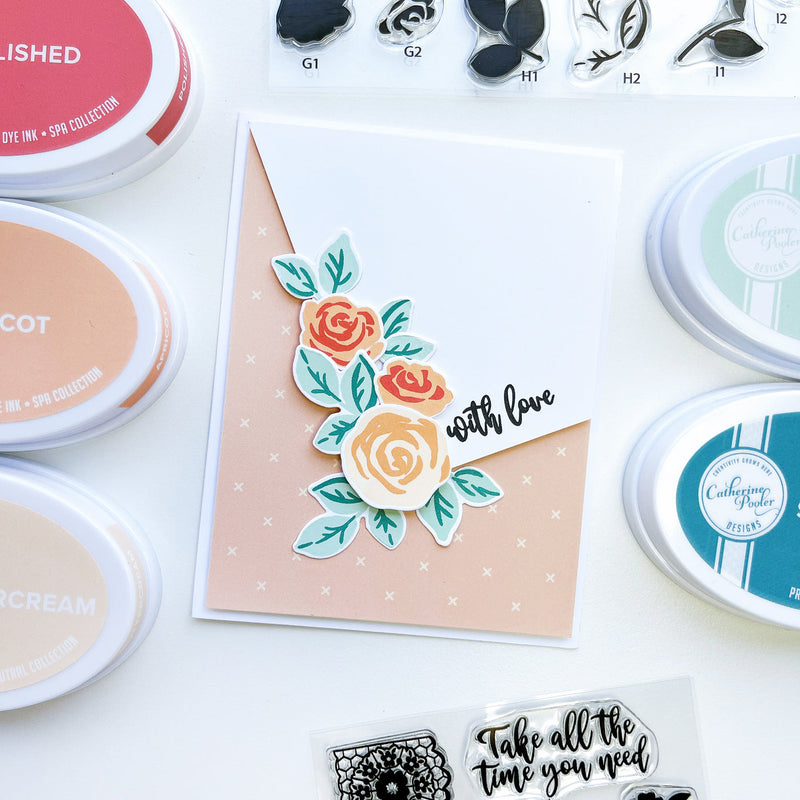 Catherine Pooler - Stamp Set - Roses Are Red