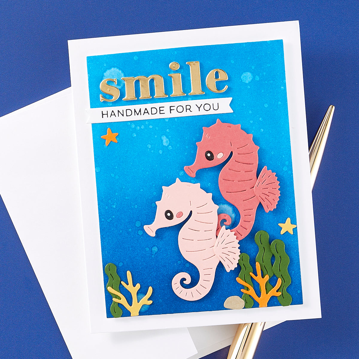 Spellbinders - Hello Smile Etched Dies from the Out and About Collection