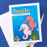 Spellbinders - Hello Smile Etched Dies from the Out and About Collection