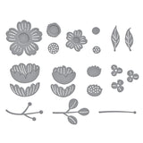 Spellbinders - Little Blooms Etched Dies from the Out and About Collection